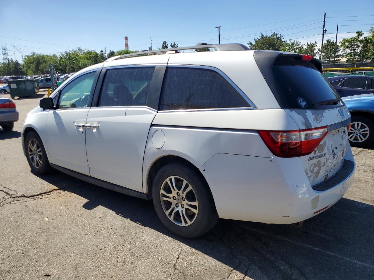 2012 Honda Odyssey Exl Белый vin: 5FNRL5H62CB059528