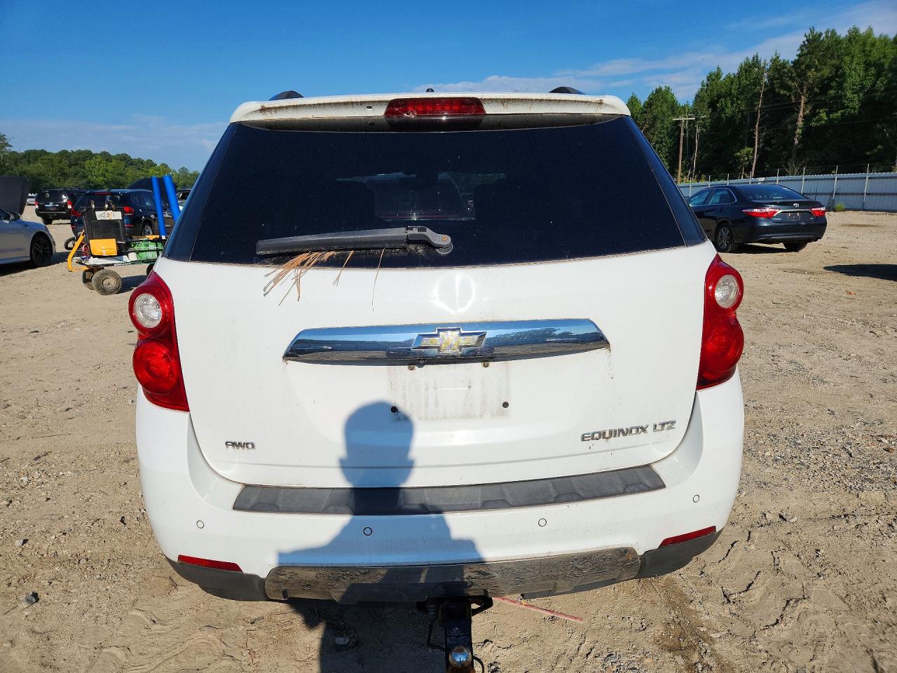 2011 Chevrolet Equinox Ltz White vin: 2CNFLGEC0B6385434