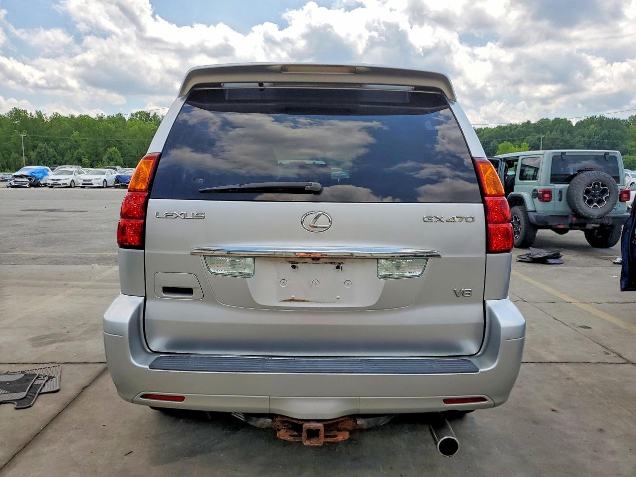 2006 Lexus Gx 470 Silver vin: JTJBT20X360113827