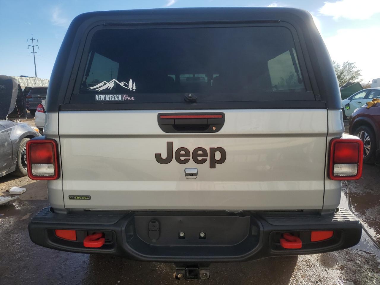 2023 Jeep Gladiator Rubicon Silver vin: 1C6JJTBM2PL587711