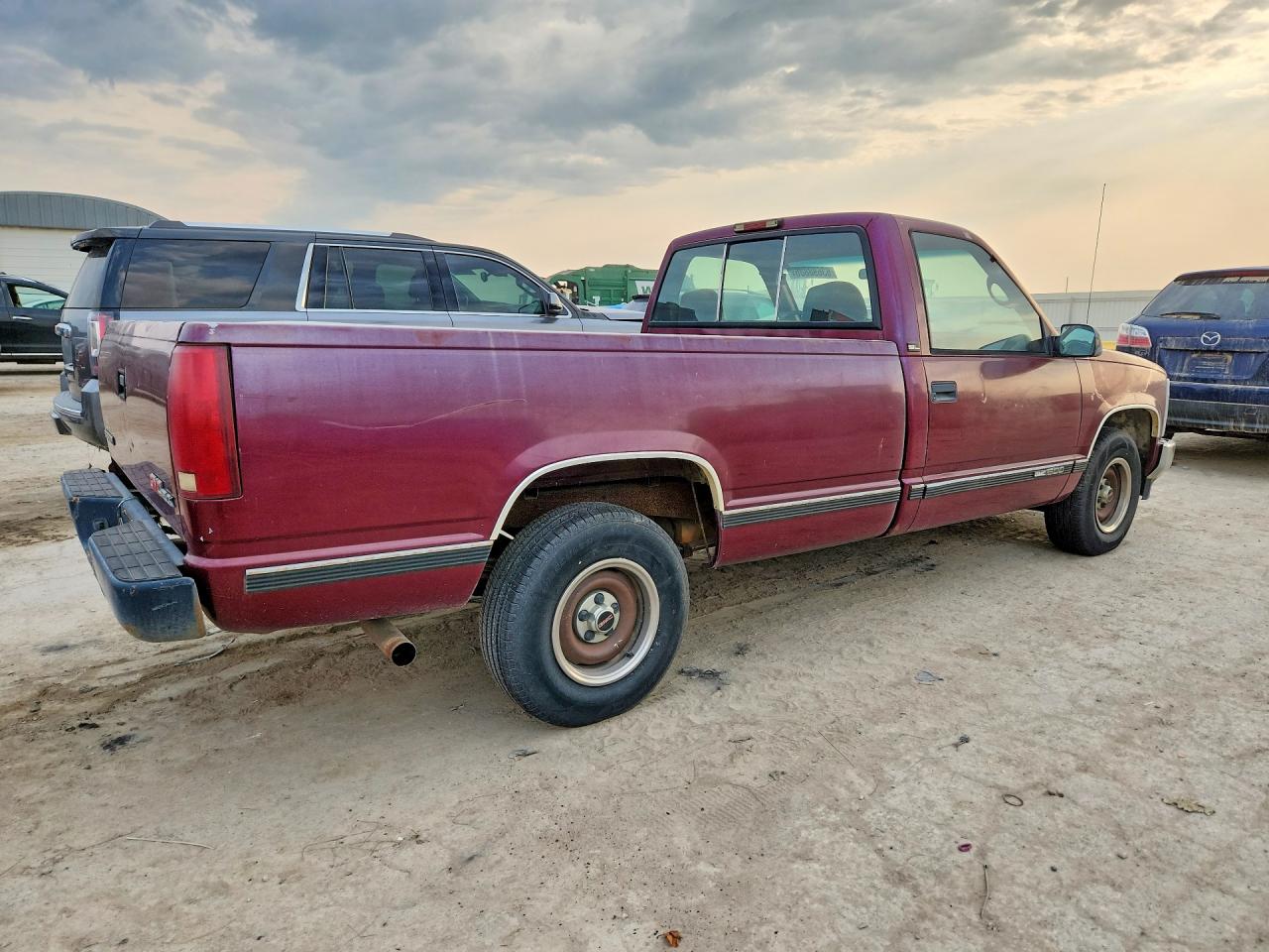 1995 Gmc Sierra C1500 Maroon vin: 1GTEC14Z1SZ501943