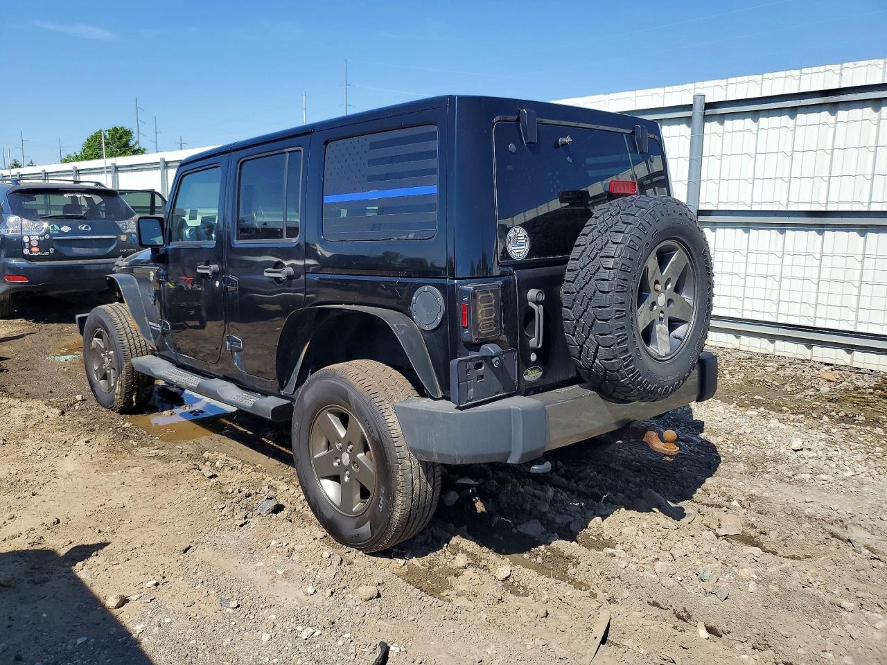 2011 Jeep Wrangler Unlimited Sport Black vin: 1J4BA3H15BL623680