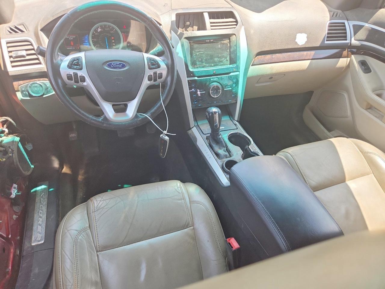 2015 Ford Explorer Limited Maroon vin: 1FM5K7F88FGA66846