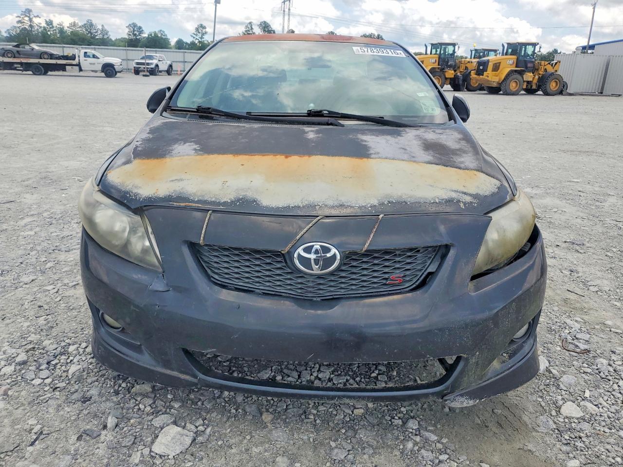 2010 Toyota Corolla S Black vin: 2T1BU4EE4AC501327
