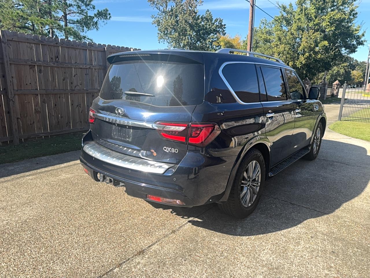 2021 Infiniti Qx80 Luxe Blue vin: JN8AZ2AFXM9718038