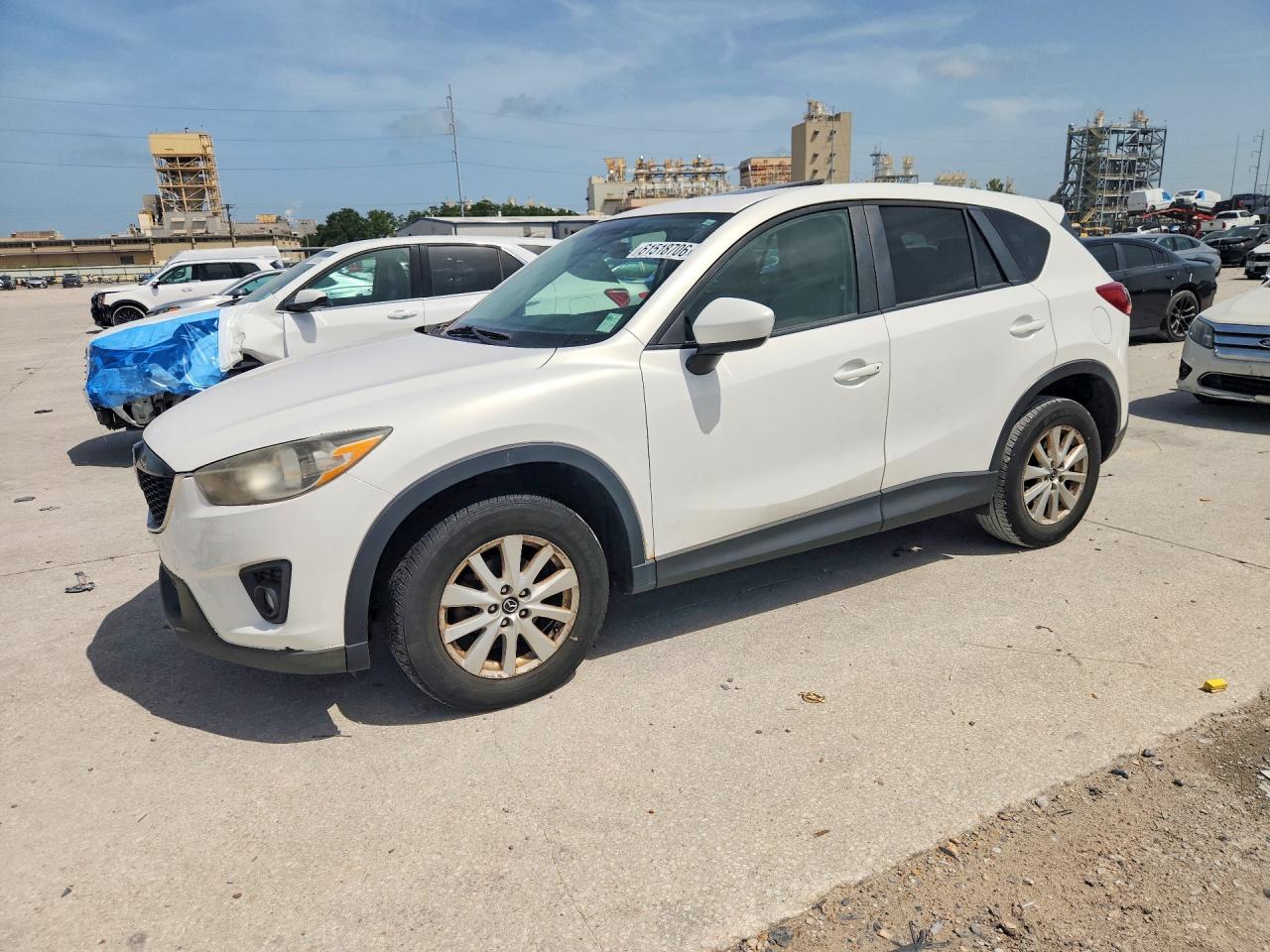 2013 Mazda Cx-5 Touring White vin: JM3KE4CE7D0101574