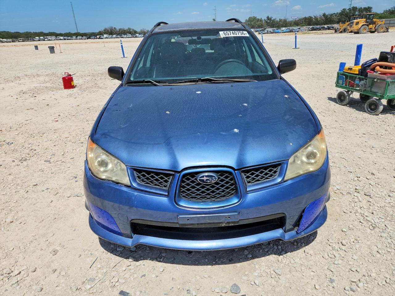 2007 Subaru Impreza 2.5i Blue vin: JF1GG61657H818793