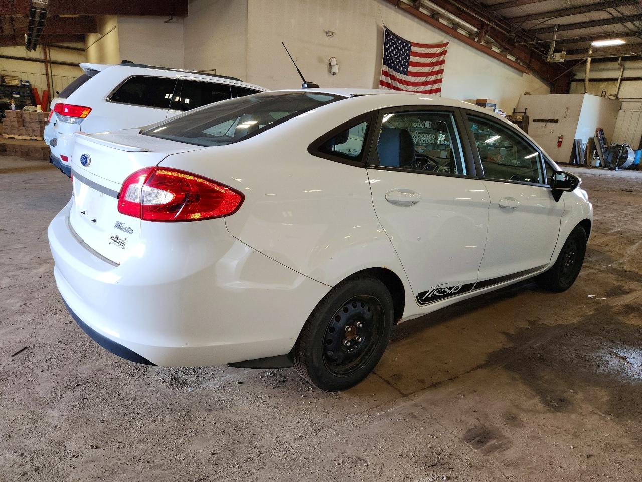 2013 Ford Fiesta Se White vin: 3FADP4BJ6DM224991