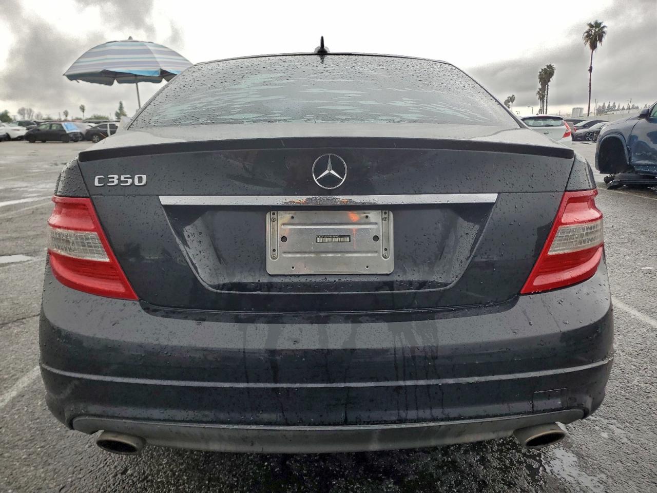 2009 Mercedes-benz C 350 Black vin: WDDGF56X09R056663