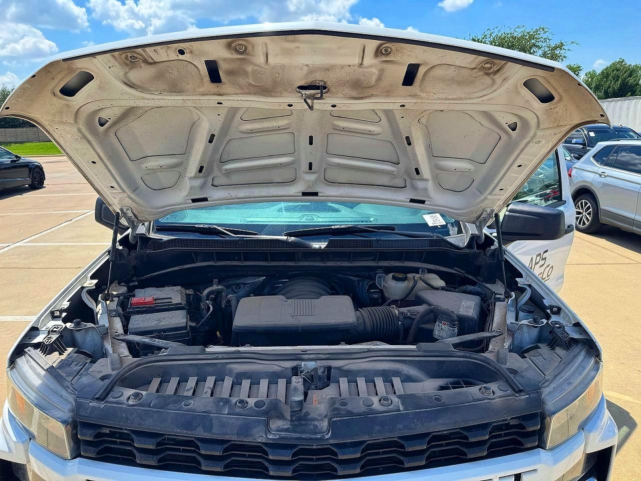 2020 Chevrolet Silverado C1500 White vin: 3GCNWAEF2LG235197