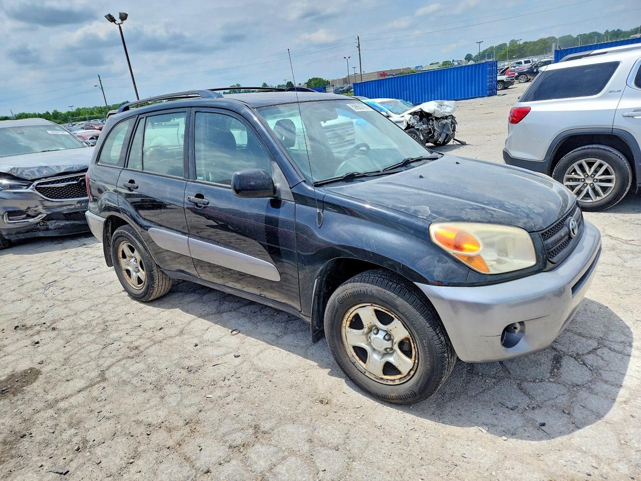 2005 Toyota Rav4 Base Black vin: JTEGD20V350049254