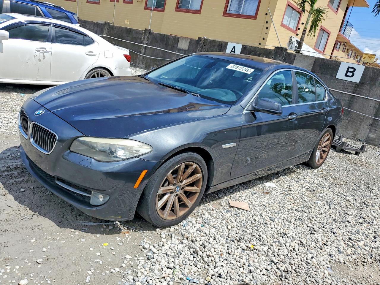 2011 Bmw 535 I Gray vin: WBAFR7C56BC604490