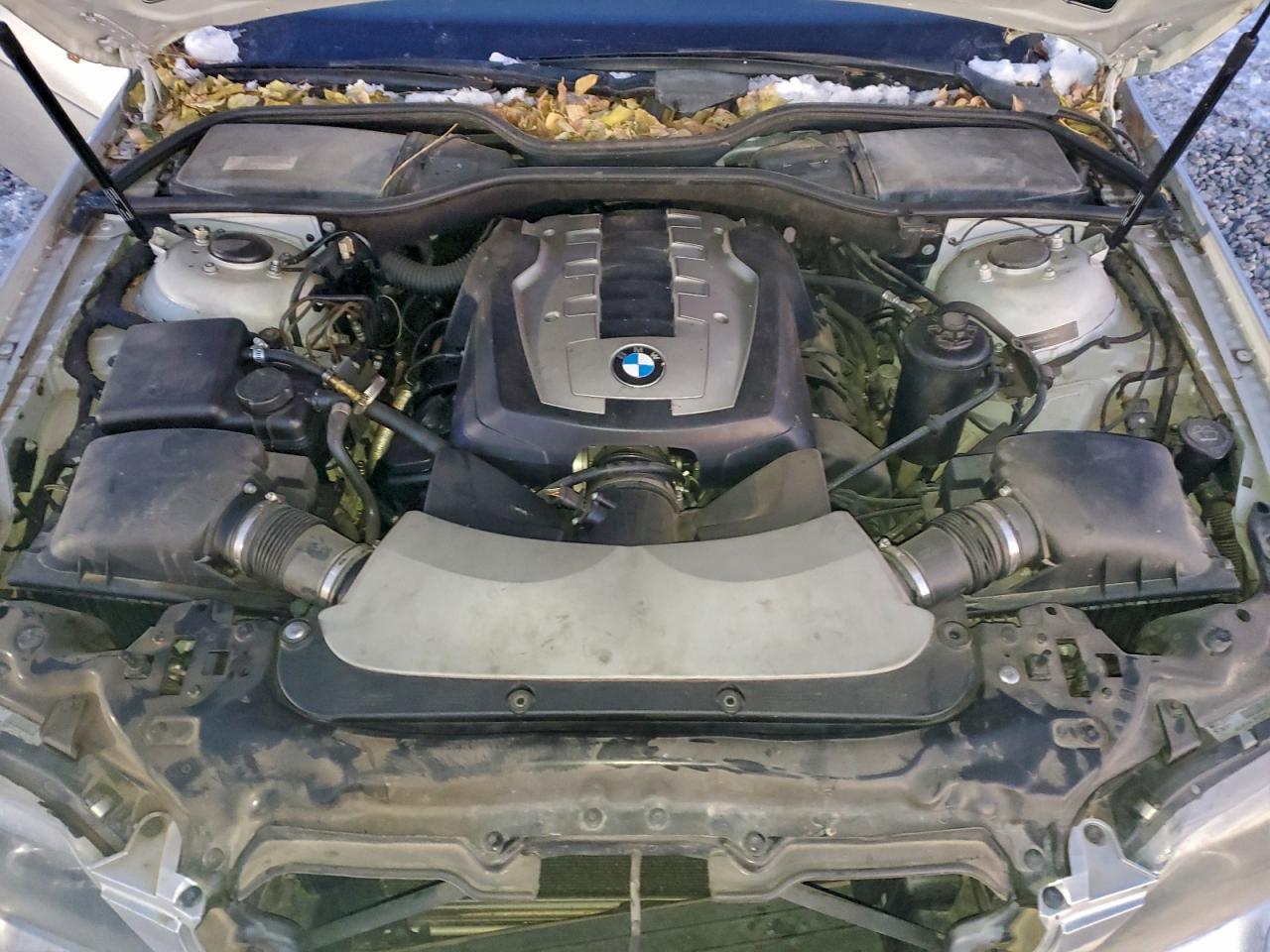 2006 Bmw 750 I Silver vin: WBAHL83536DT05152
