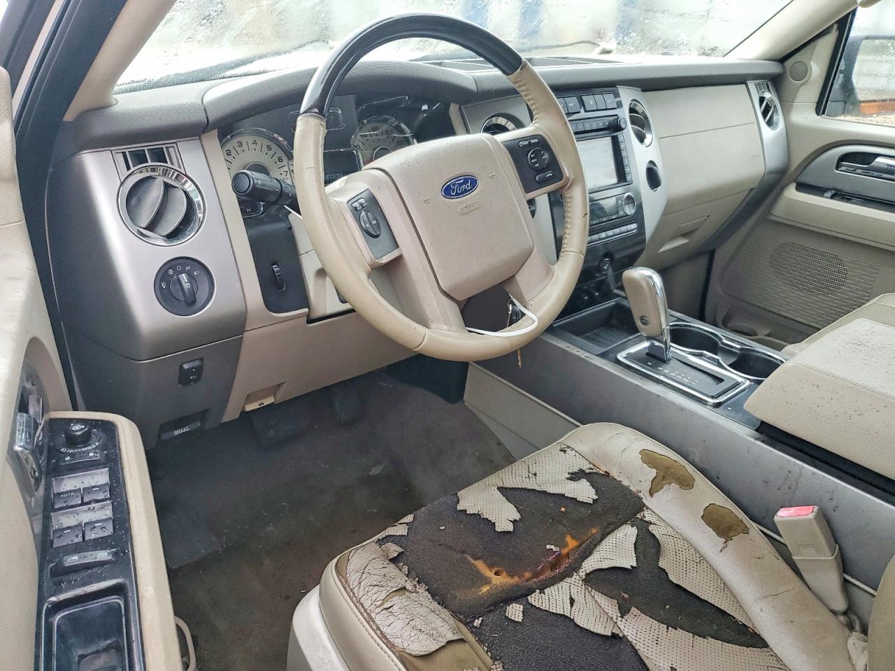 2014 Ford Expedition Limited White vin: 1FMJU1K55EEF01463