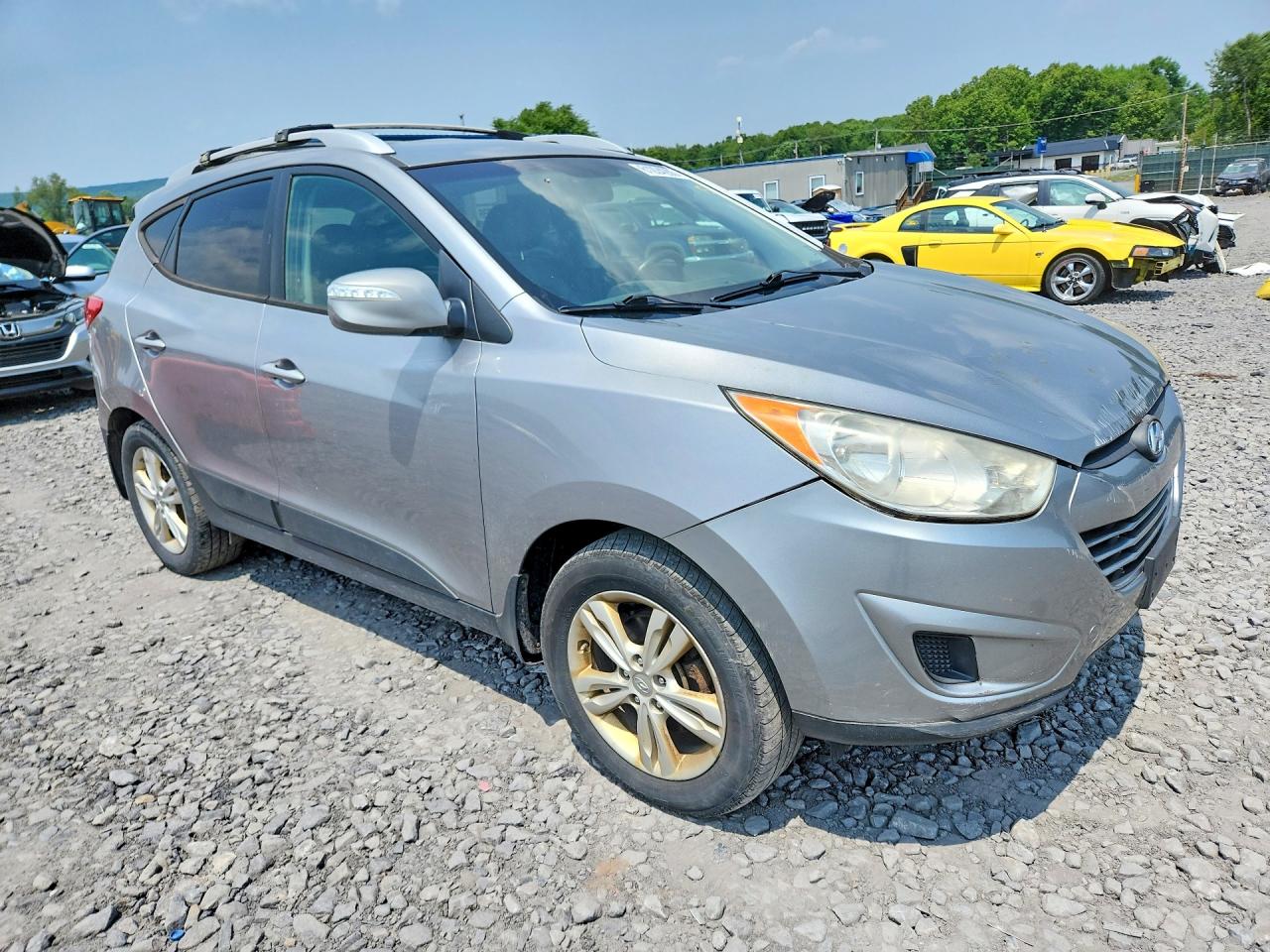 2012 Hyundai Tucson Gls Silver vin: KM8JUCAC4CU520682