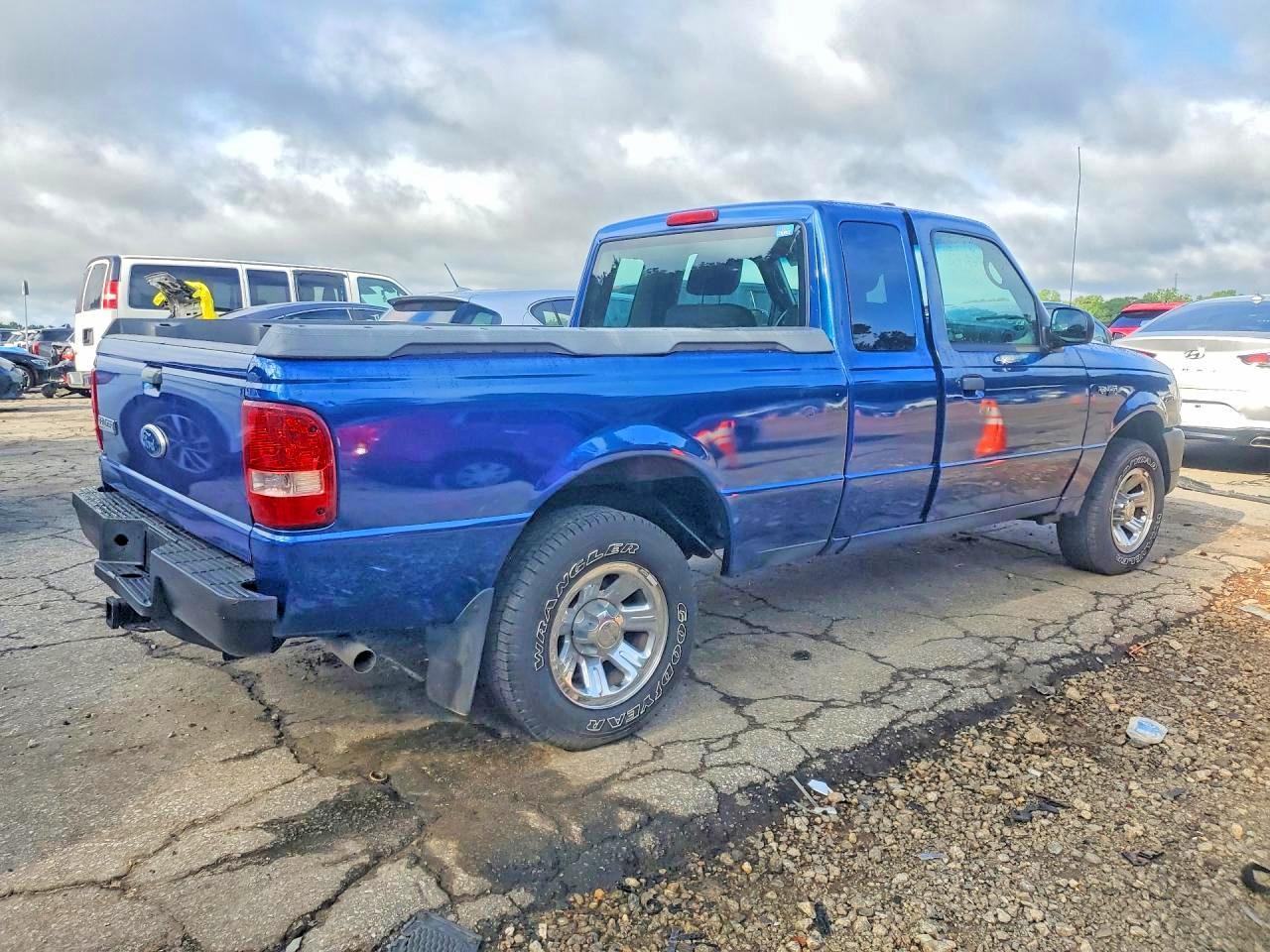 2011 Ford Ranger Super Cab Синий vin: 1FTKR4ED0BPA27050