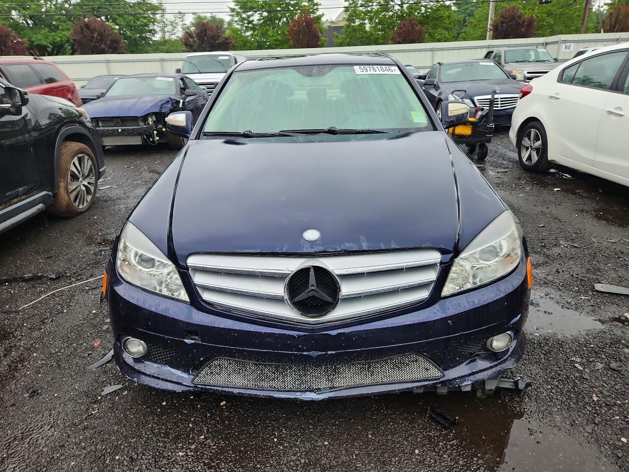 2009 Mercedes-benz C 300 4matic Blue vin: WDDGF81X29R084506