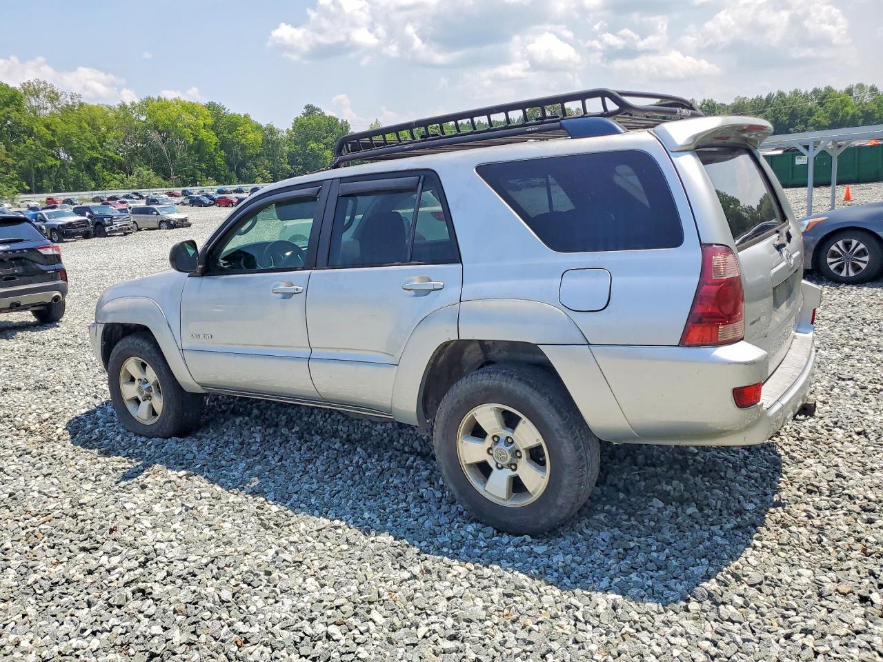 2005 Toyota 4runner Sr5 Silver vin: JTEBU14R058040062