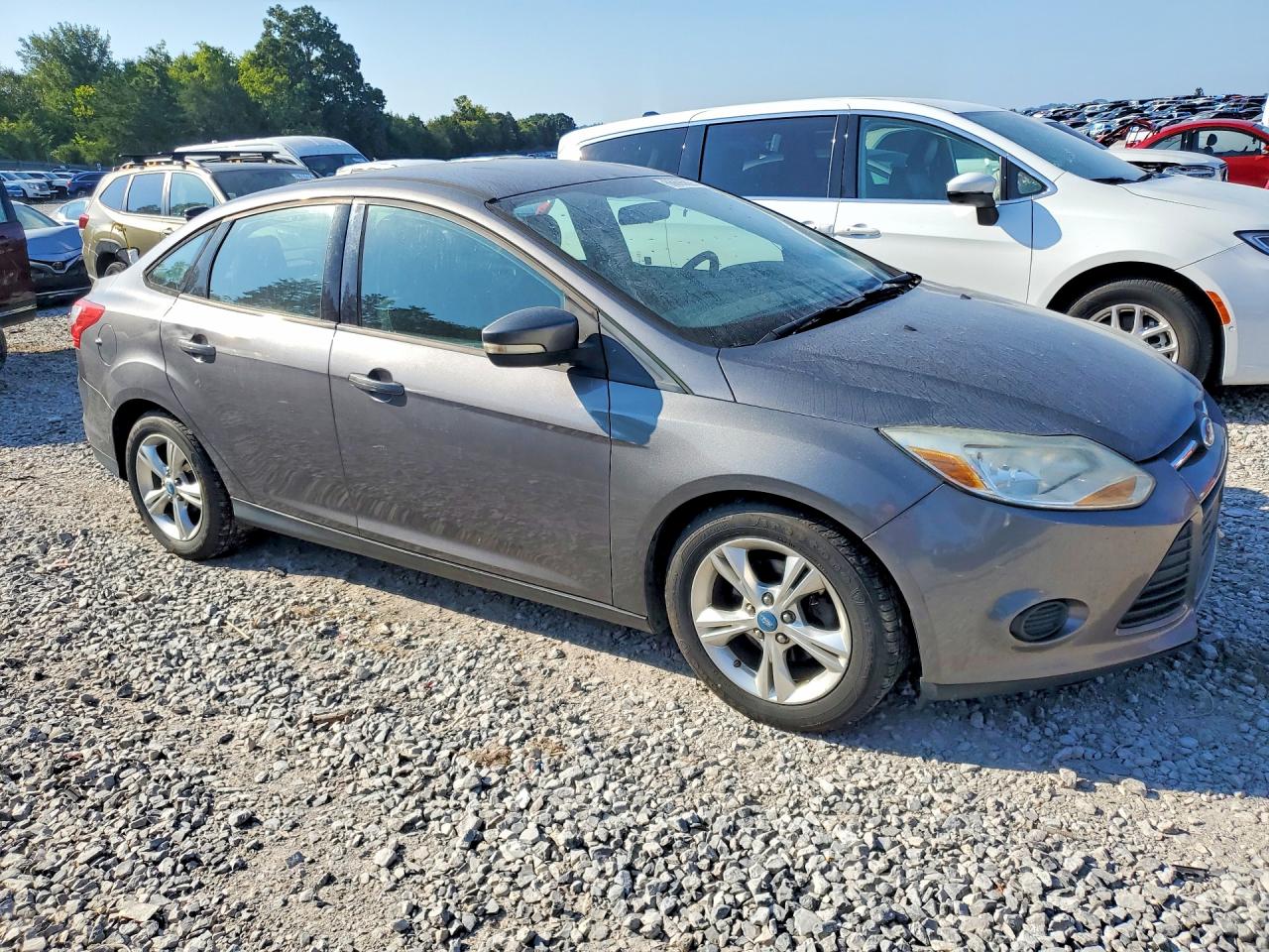 2013 Ford Focus Se Gray vin: 1FADP3F29DL188812