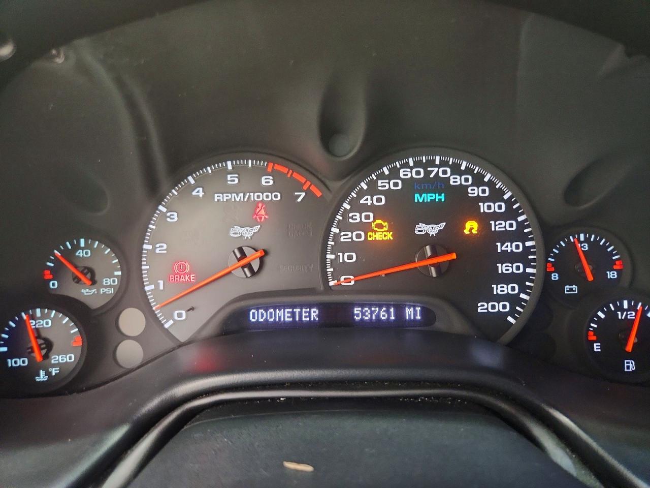 2003 Chevrolet Corvette Black vin: 1G1YY22G335101938
