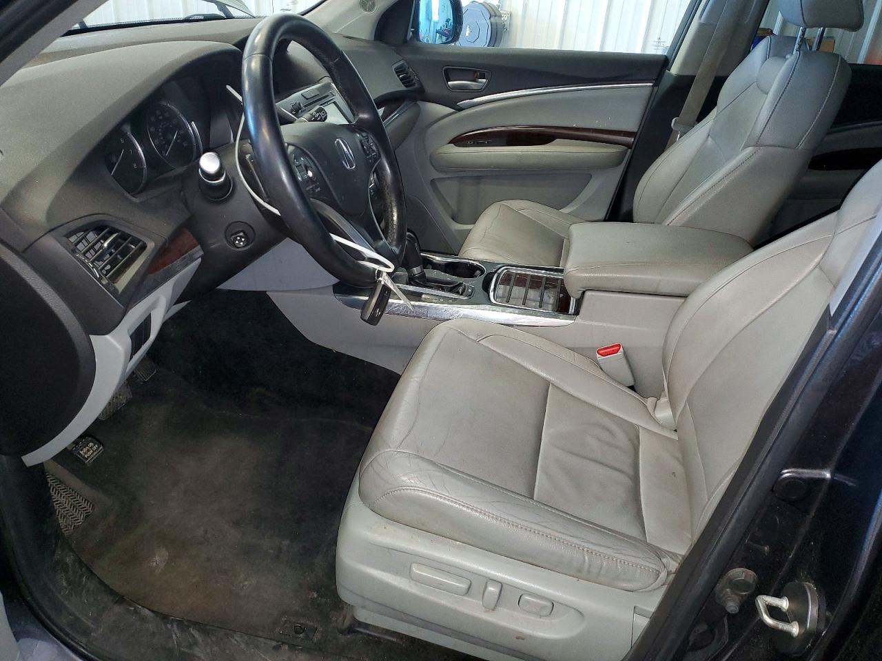 2014 Acura Mdx Gray vin: 5FRYD4H26EB016442