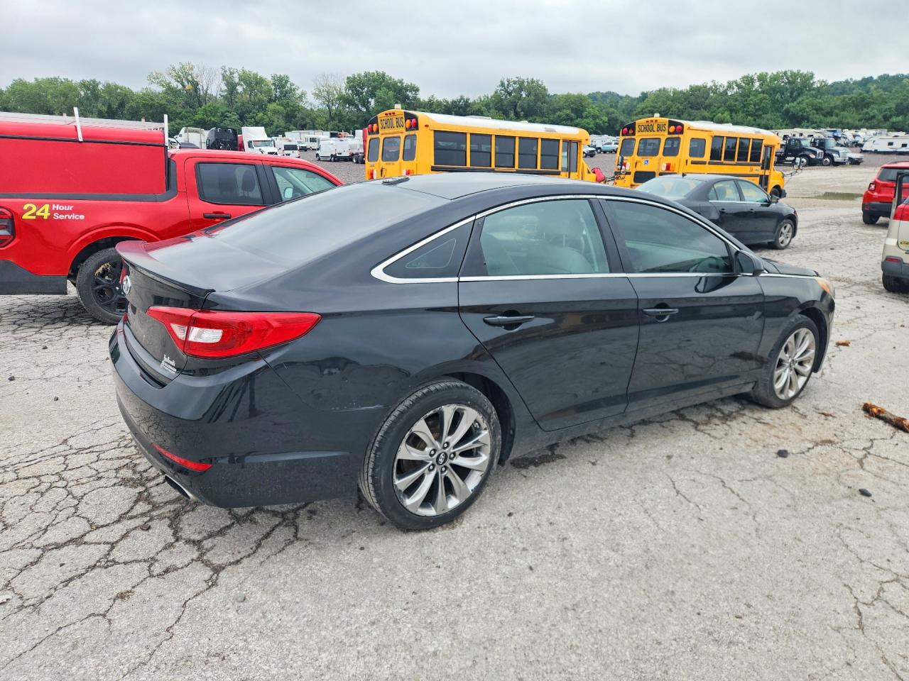 2015 Hyundai Sonata Se Black vin: 5NPE24AF0FH068529