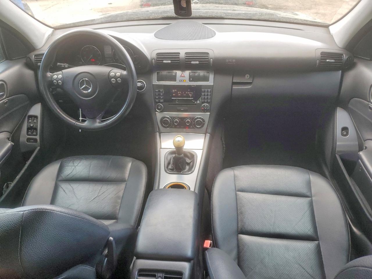 2006 Mercedes-benz C 230 Черный vin: WDBRF52H66F743594