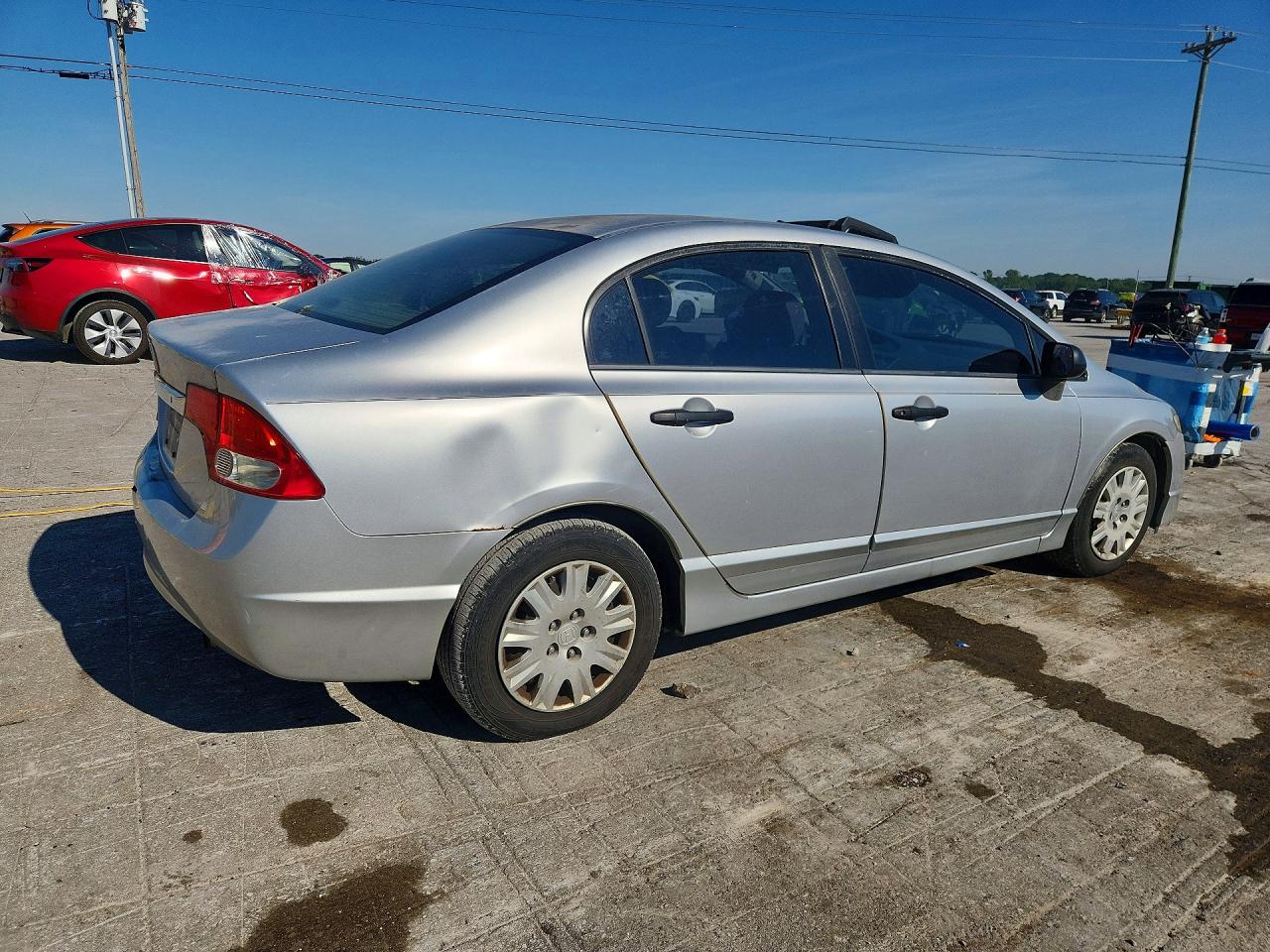 2010 Honda Civic Vp Gray vin: 2HGFA1F36AH310506