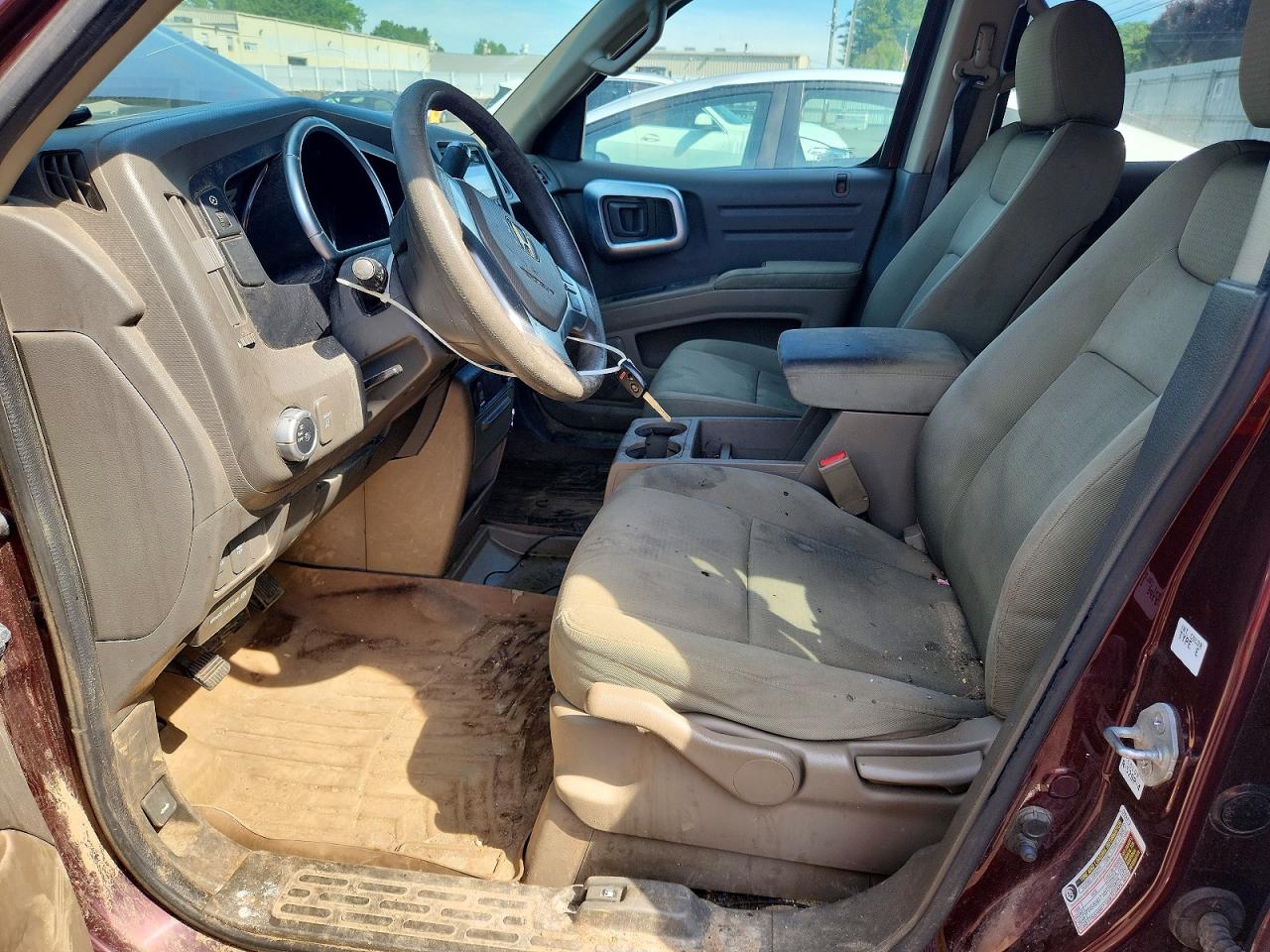 2008 Honda Ridgeline Rt Burgundy vin: 2HJYK16238H518067