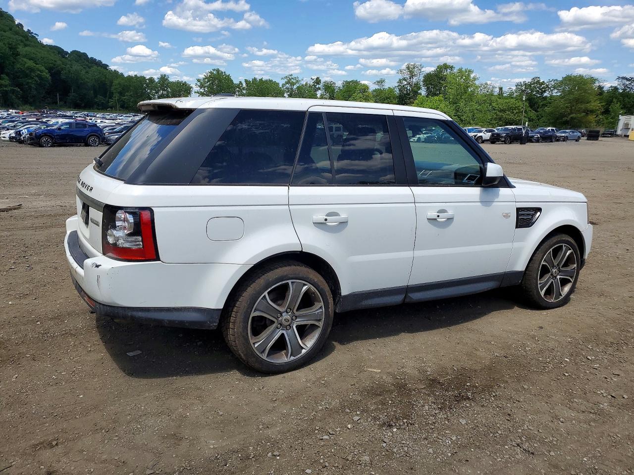 2012 Land Rover Range Rover Sport Hse Luxury Белый vin: SALSK2D40CA751537