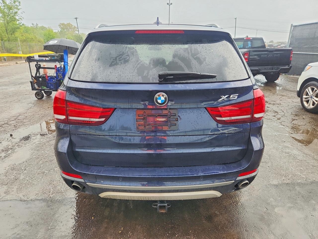 2015 Bmw X5 Xdrive35i Blue vin: 5UXKR0C54F0K65954