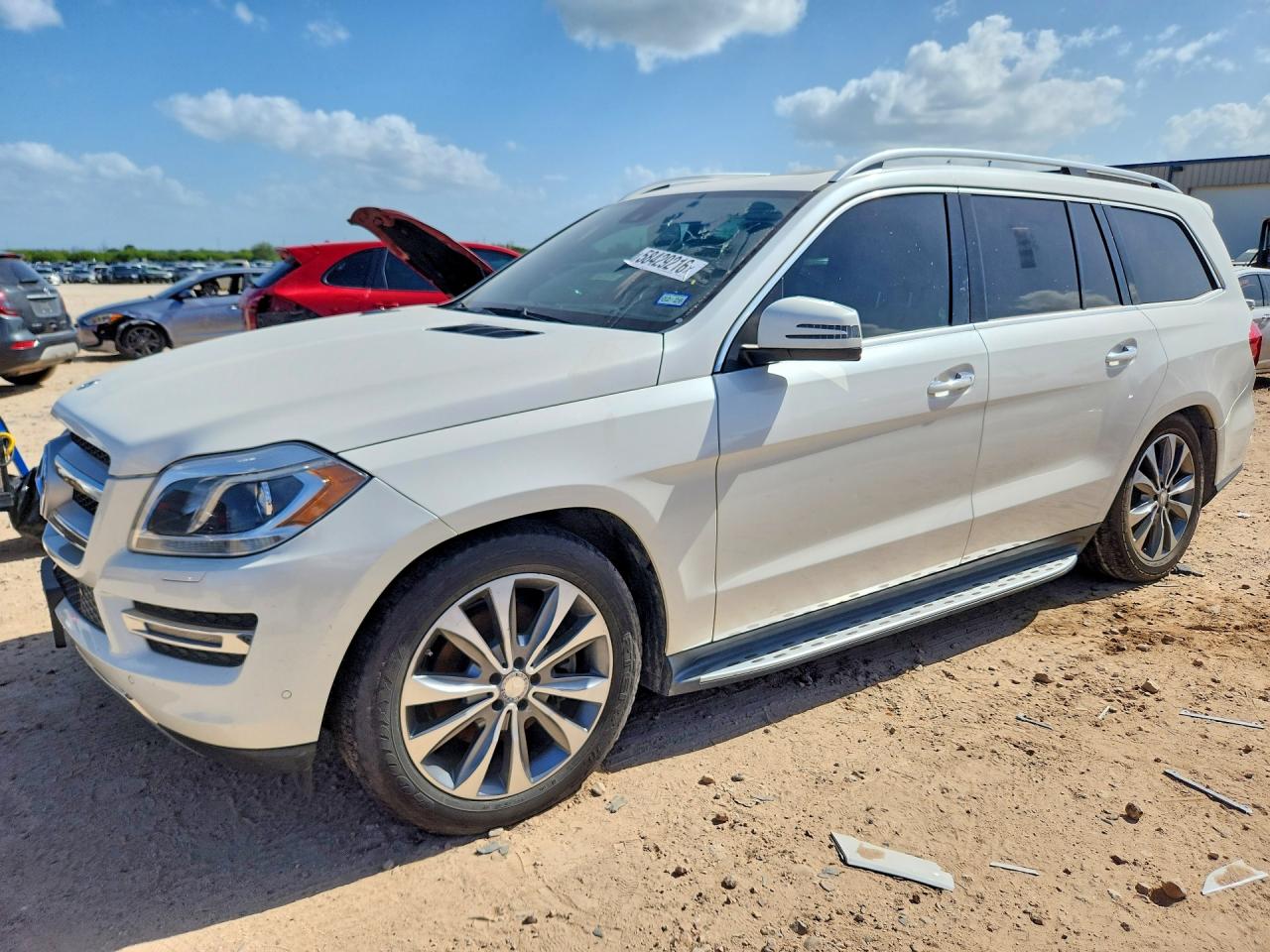 2015 Mercedes-benz Gl 450 4matic White vin: 4JGDF6EEXFA501984