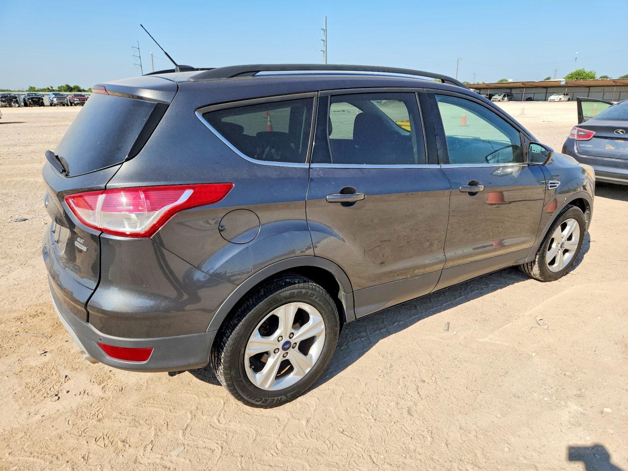 2015 Ford Escape Se Gray vin: 1FMCU9GX4FUA54004