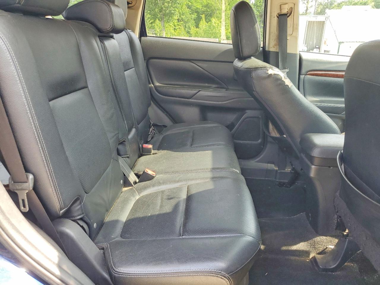 2014 Mitsubishi Outlander Se Синий vin: JA4AZ3A32EZ013785