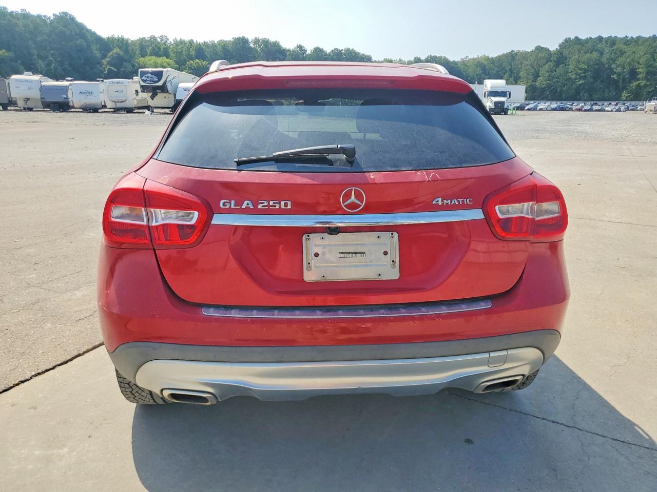 2015 Mercedes-benz Gla 250 4matic Red vin: WDCTG4GB3FJ065784