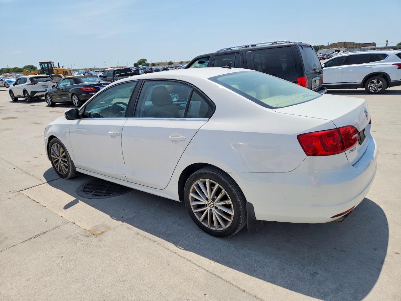 2011 Volkswagen Jetta Sel White vin: 3VWLX7AJ6BM374408