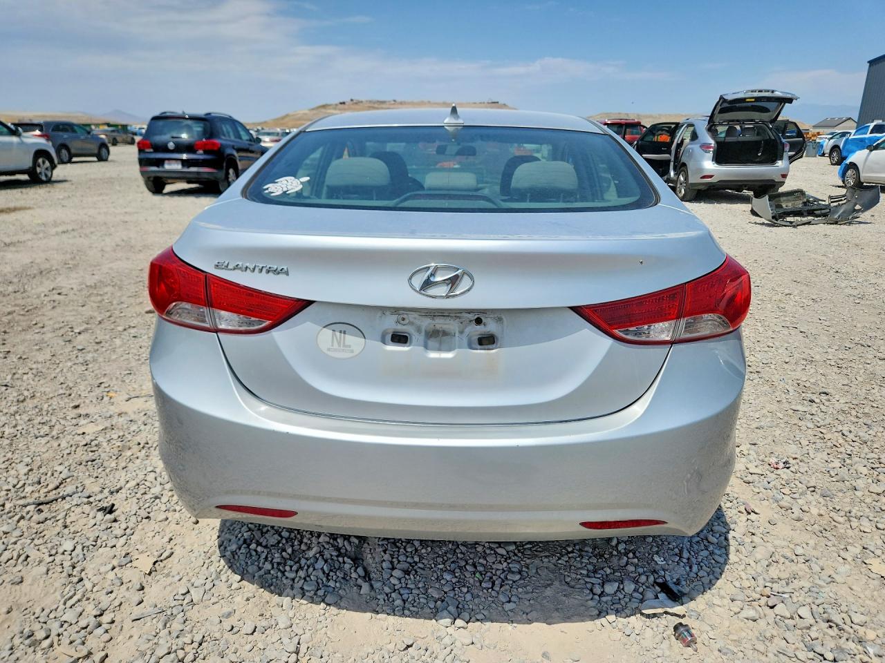2013 Hyundai Elantra Gls Серебряный vin: 5NPDH4AE6DH346168