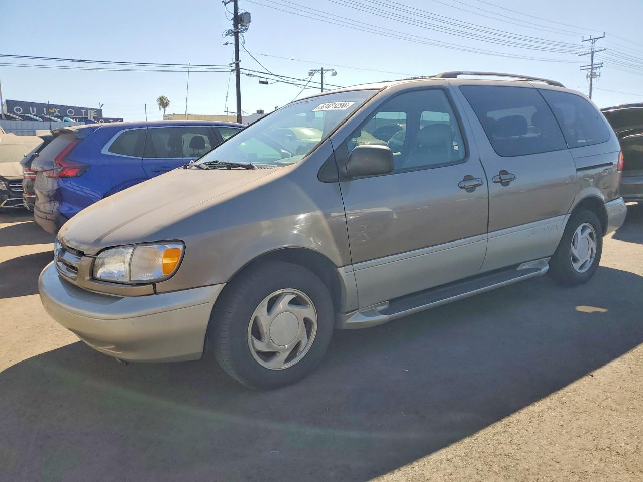 1999 Toyota Sienna Xle Tan vin: 4T3ZF13C9XU112285