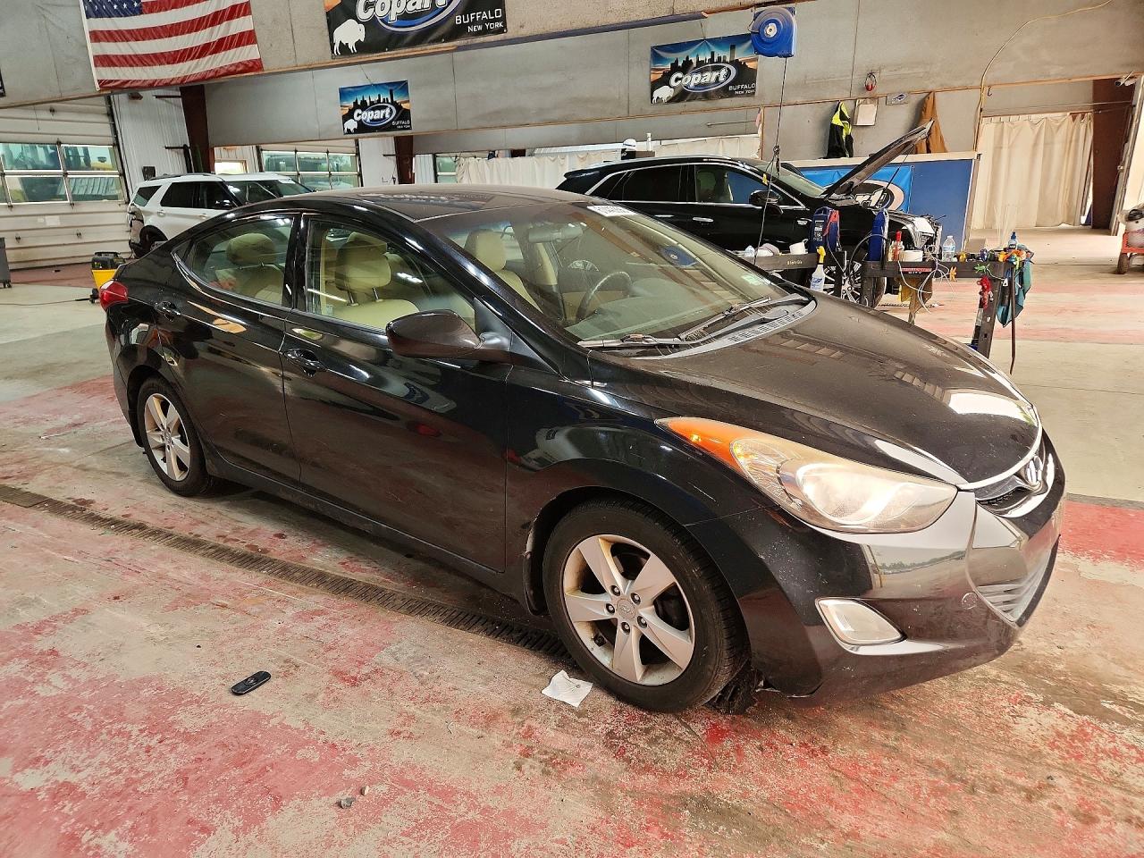 2013 Hyundai Elantra Gls Black vin: 5NPDH4AE3DH195046