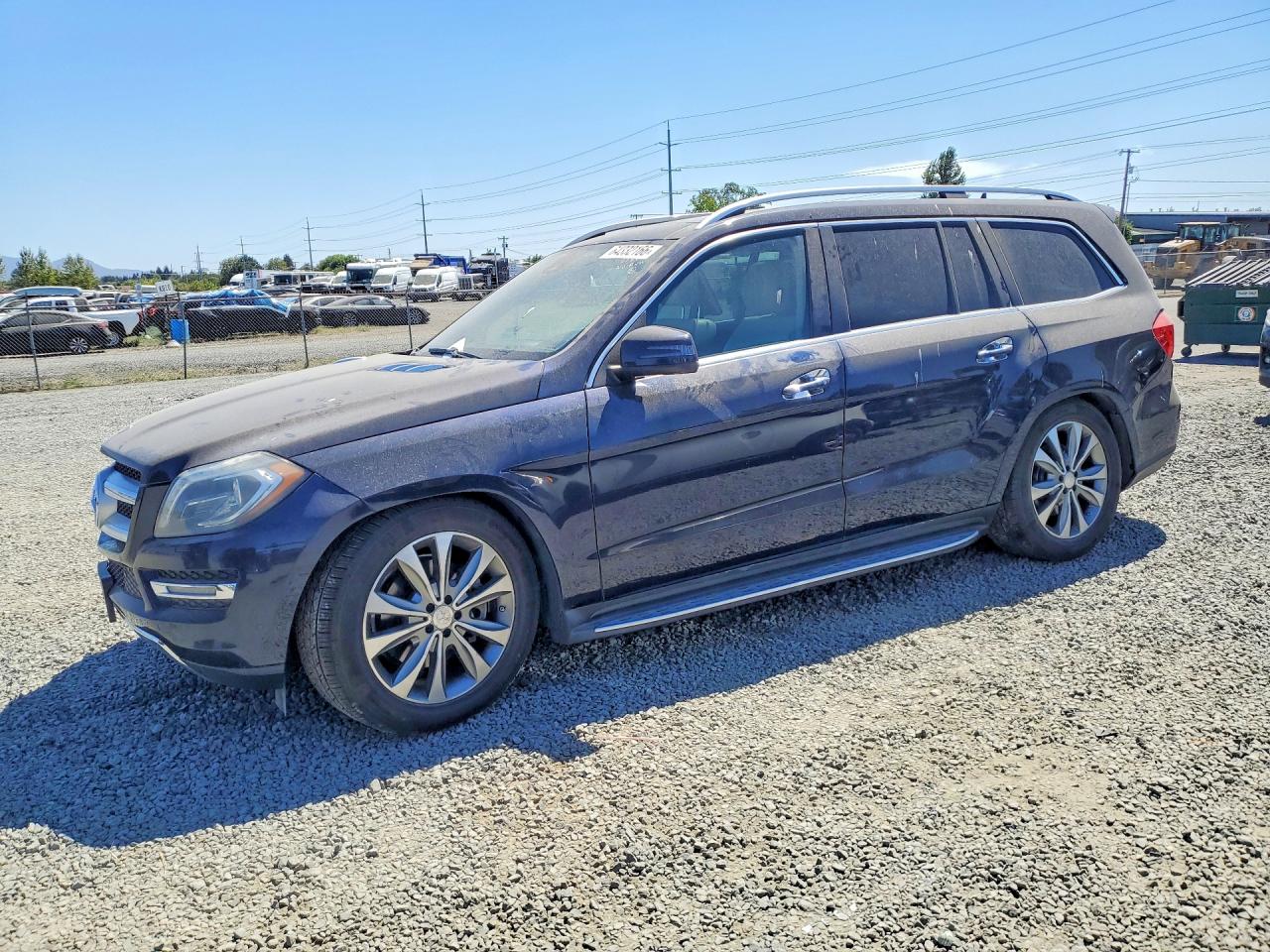 2014 Mercedes-benz Gl 450 4matic Blue vin: 4JGDF7CE2EA307439