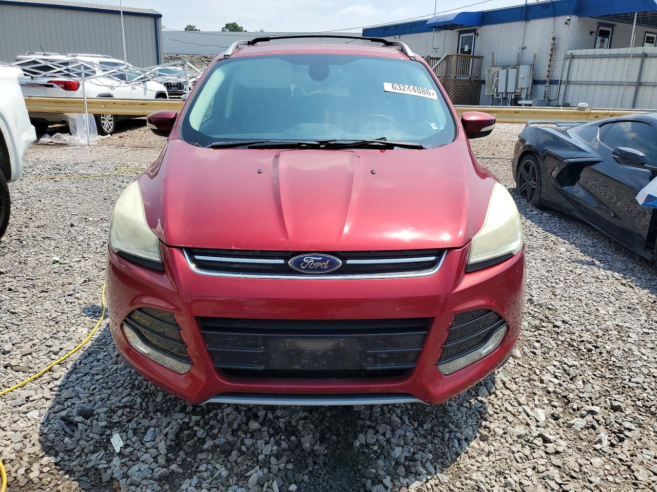 2014 Ford Escape Titanium Red vin: 1FMCU9JX0EUB53328