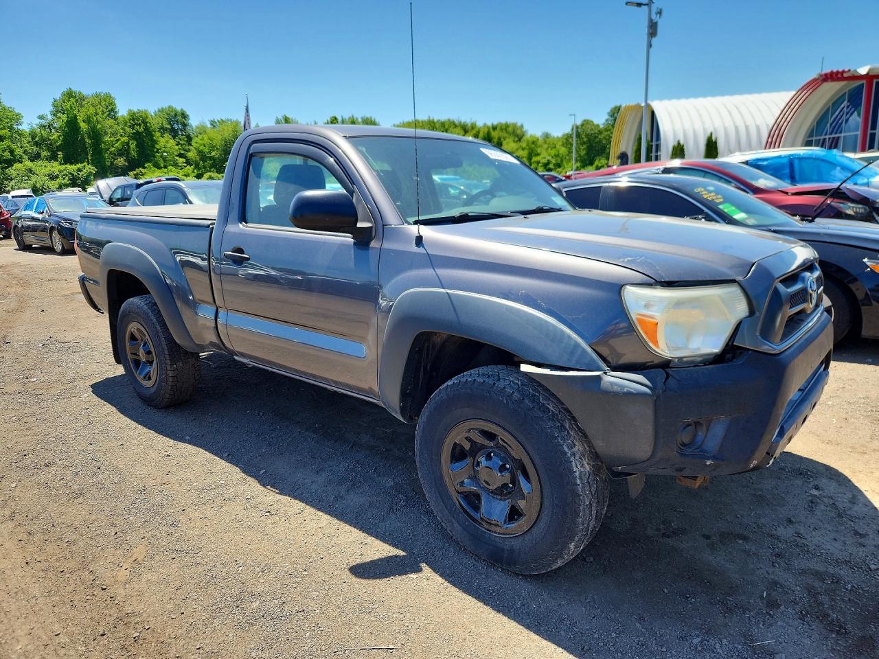 2012 Toyota Tacoma Base Gray vin: 5TFPX4EN9CX008325