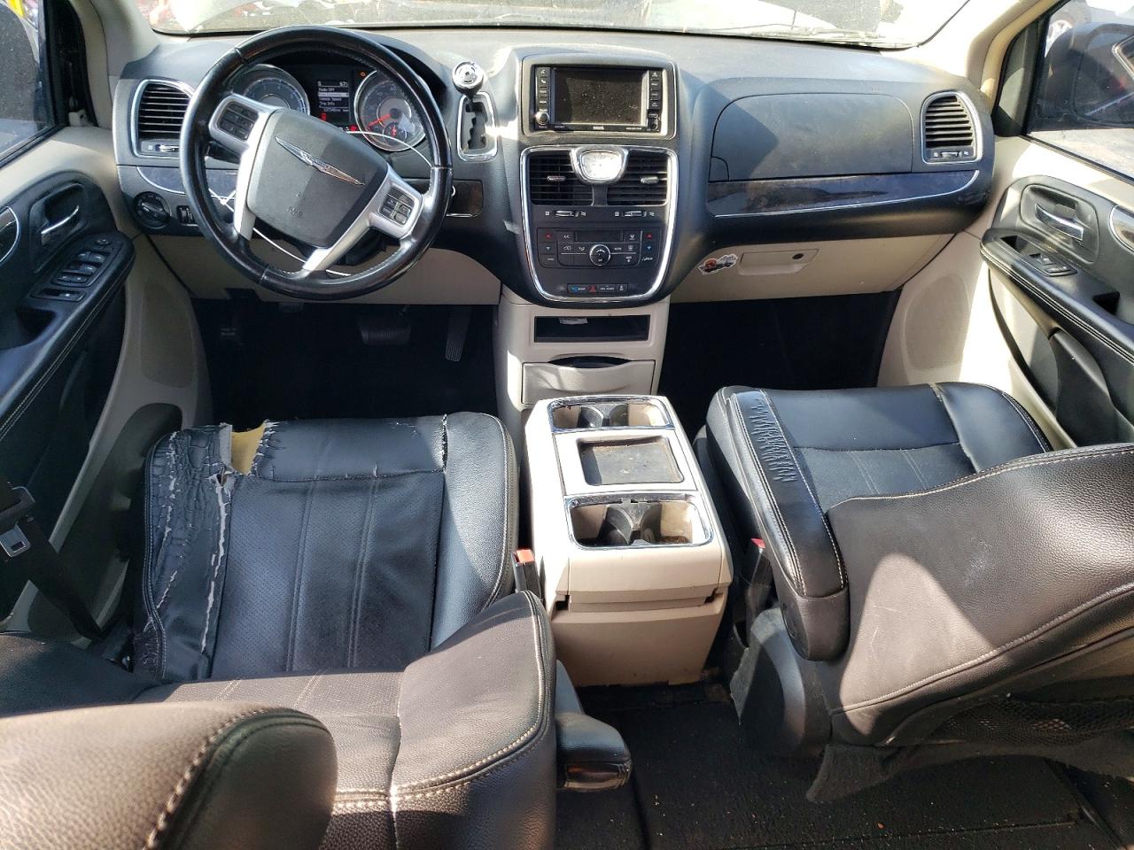 2012 Chrysler Town & Country Touring Black vin: 2C4RC1BG0CR293312