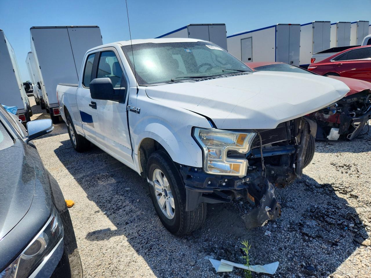2015 Ford F150 Super Cab Blue vin: 1FTEX1C87FKD85188