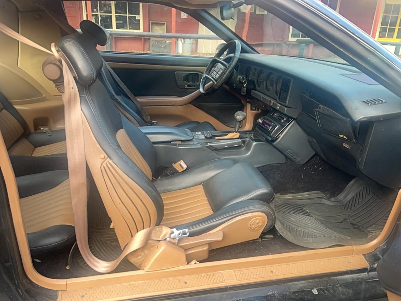 1988 Pontiac Firebird Trans Am Black vin: 1G2FW218XJL246566