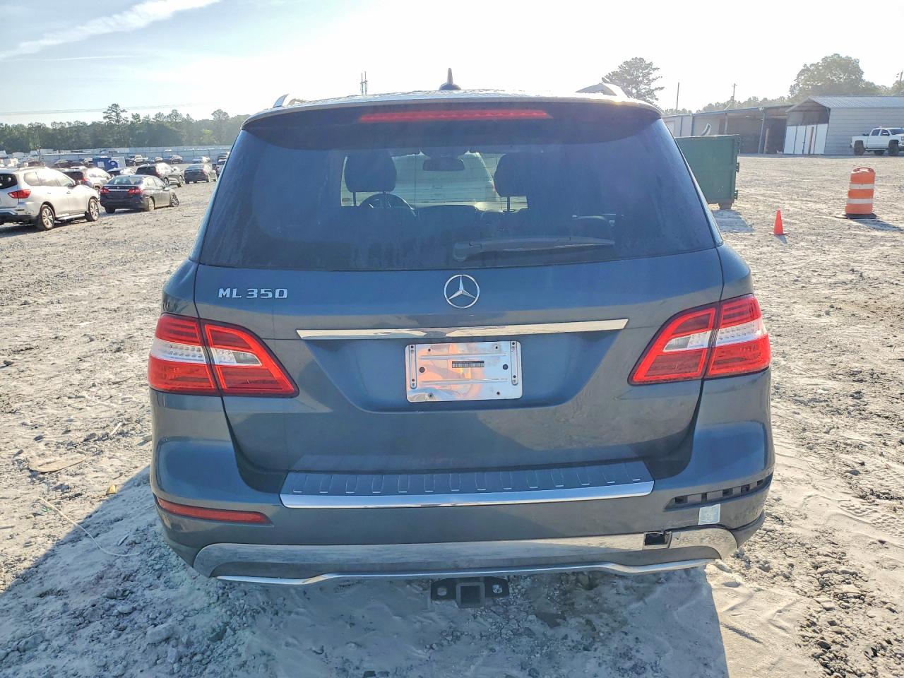2013 Mercedes-benz Ml 350 Gray vin: 4JGDA5JBXDA146980