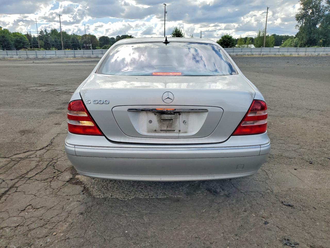 2001 Mercedes-benz S 500 Silver vin: WDBNG75J51A195535