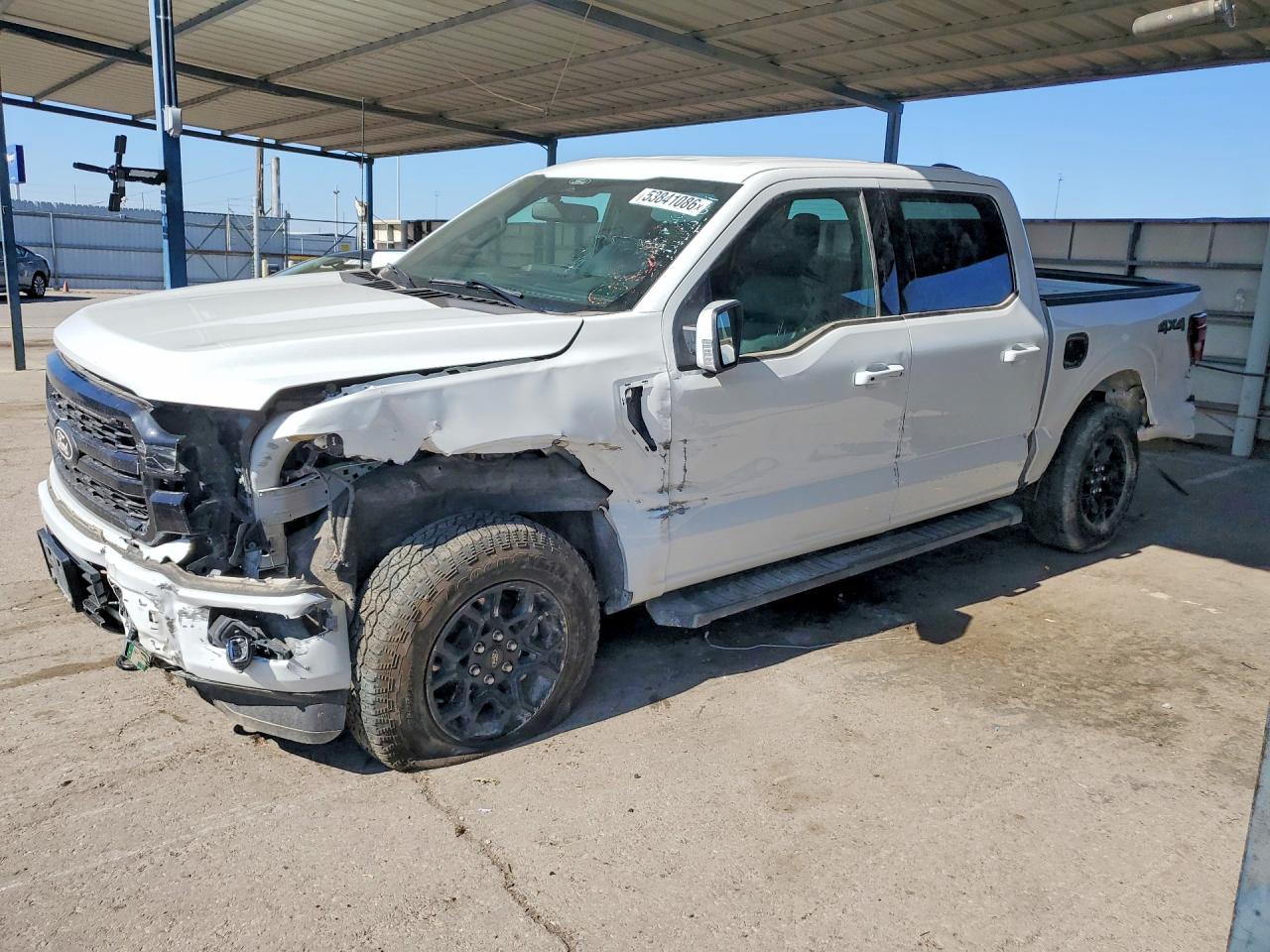 2025 Ford F150 Lariat 4wd 5.0l V8 Crew Cab Белый vin: 1FTFW5L56SKE96779