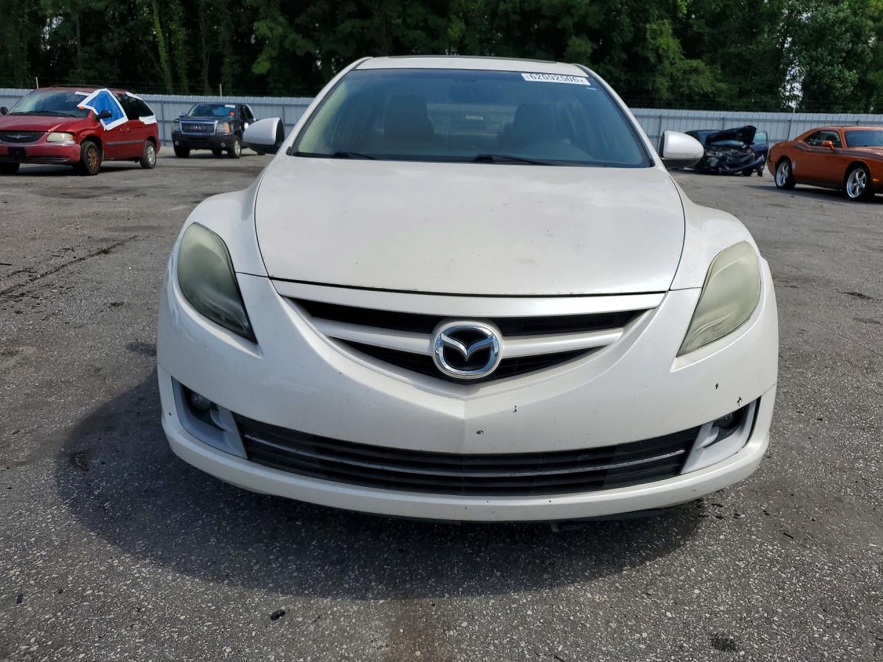 2013 Mazda 6 Grand Touring White vin: 1YVHZ8CB0D5M09381