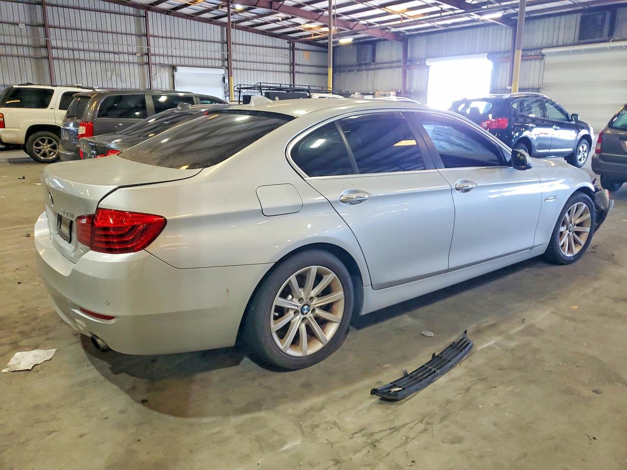 2014 Bmw 535 I Silver vin: WBA5B1C53ED479881